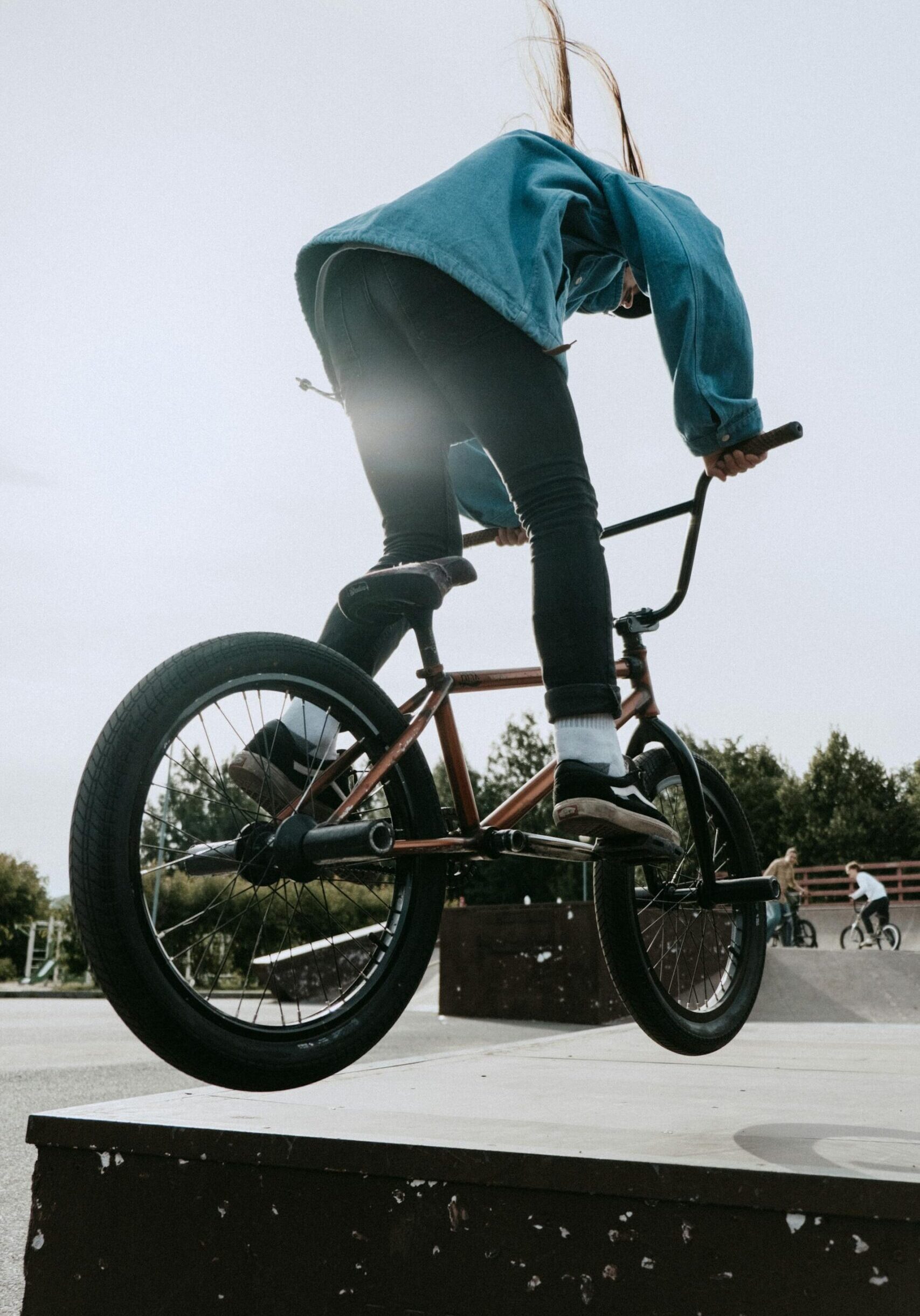 reckless bicycle riding jump reckless bicycle riding jump